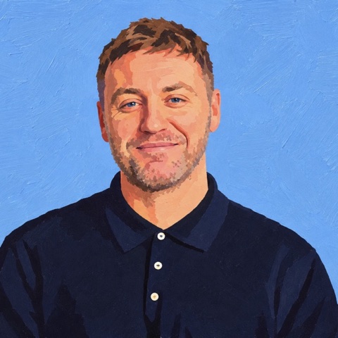 Painted portrait of Sergei Polianskii